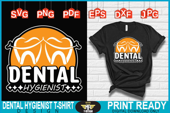 Download DENTAL HYGIENIST RETRO TYPOGRAPHY DESIGN - Retro typography design Collection