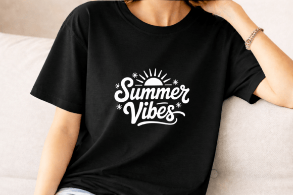 Download Summer Vibes Retro Typography Design - Retro typography design Collection
