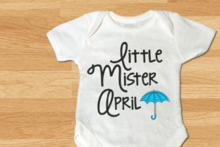 Download Little Mister April Umbrella Applique - Premium Resources